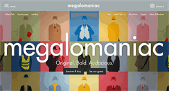 Desktop Screenshot of megalomaniacwine.com